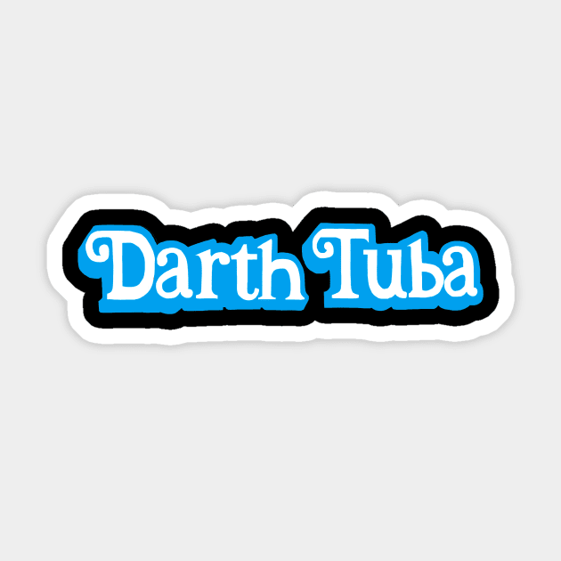 Darth Tuba Sticker by Darth Tuba